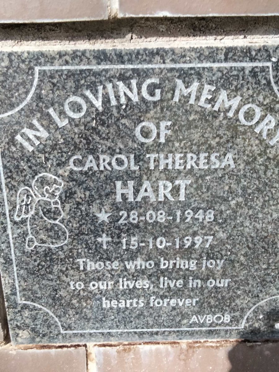 HART Carol Theresa 1948-1997