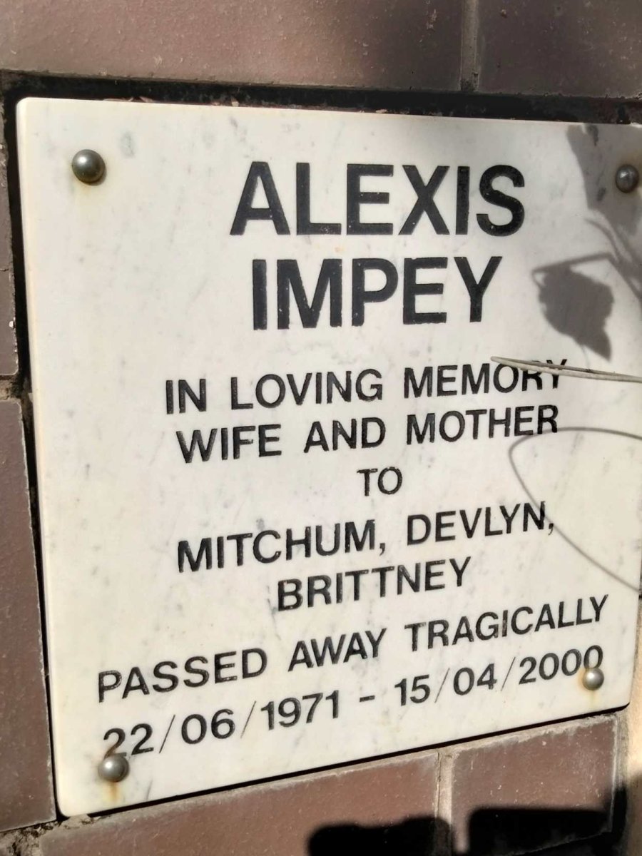 IMPEY Alexis 1971-2000