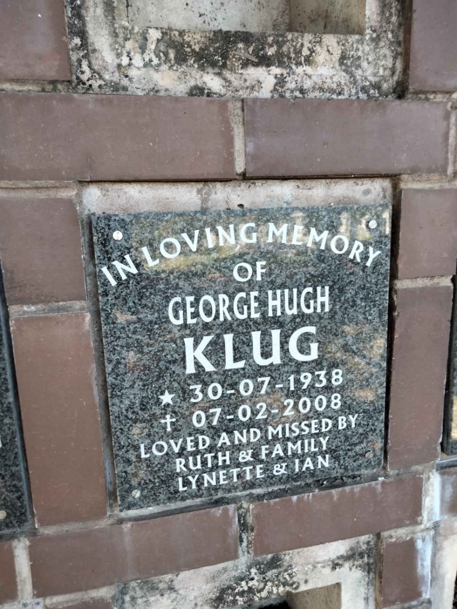 KLUG George Hugh 1938-2008