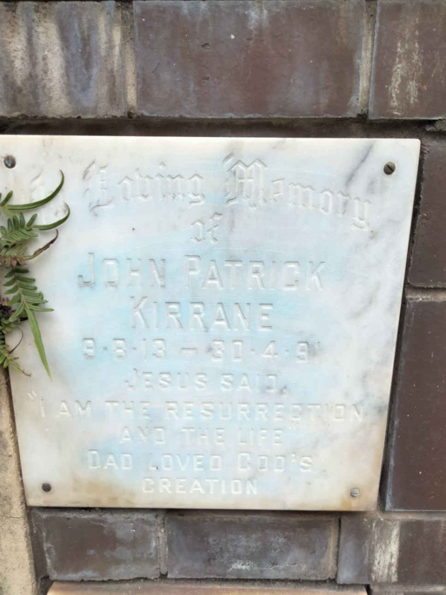 KIRRANE John Patrick 1913-1991