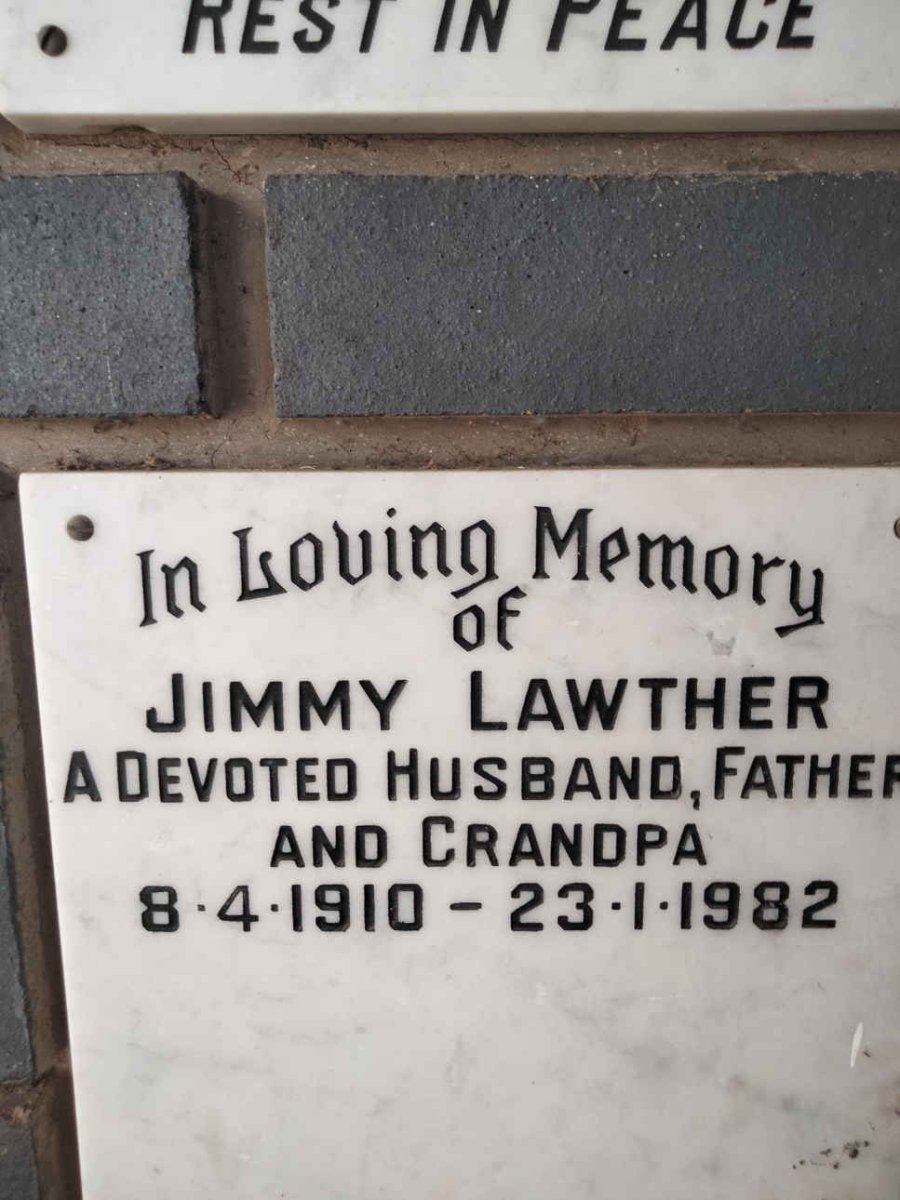 LAWTHER Jimmy 1910-1982