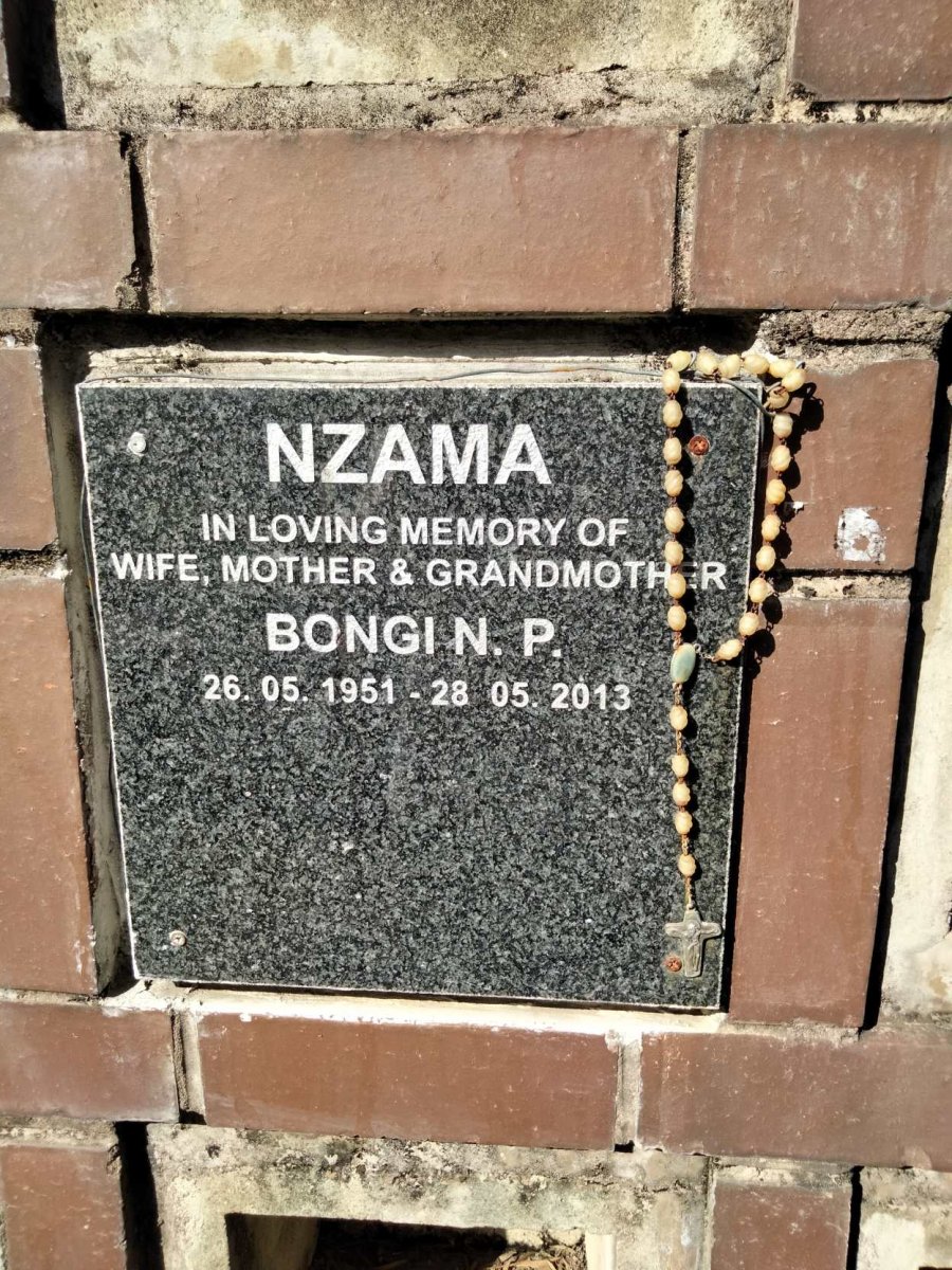 NZAMA Bongi N.P. 1951-2013