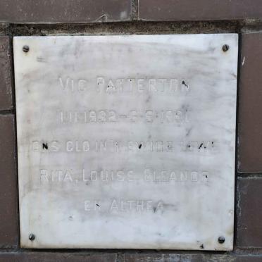 PATTERTON Vic 1932-1991