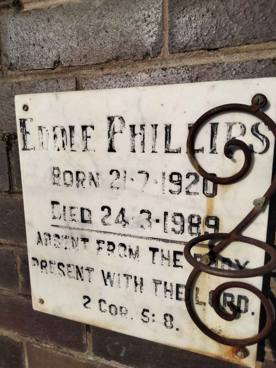 PHILLIPS Eddie 1920-1989
