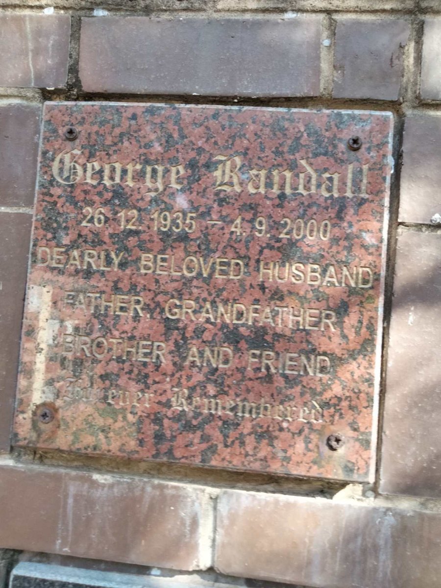 RANDALL George 1935-2000