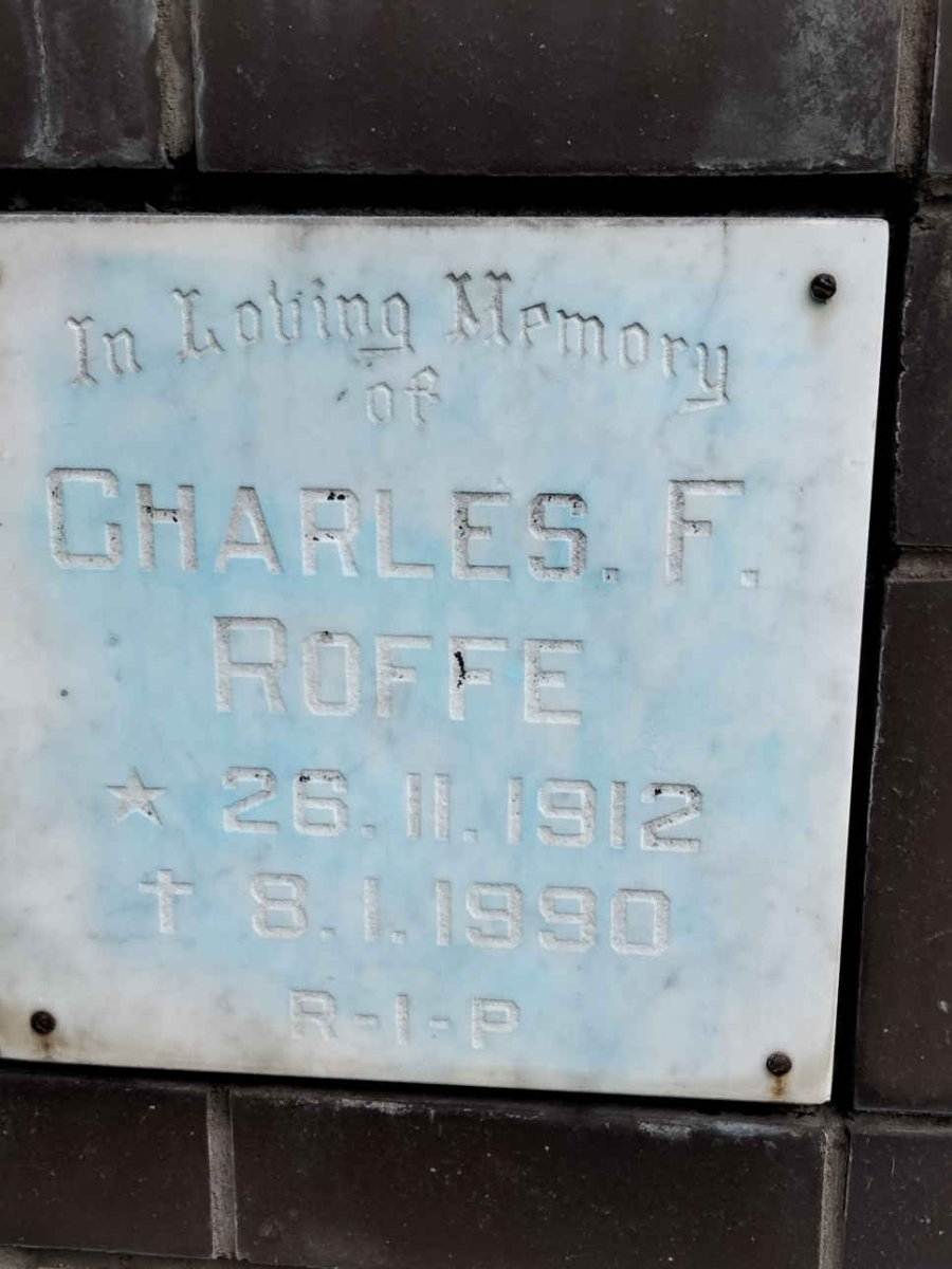 ROFFE Charles F, 1912-1990