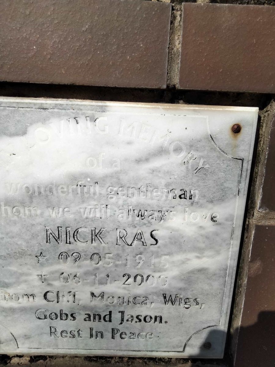 RAS Nick 1915-2000