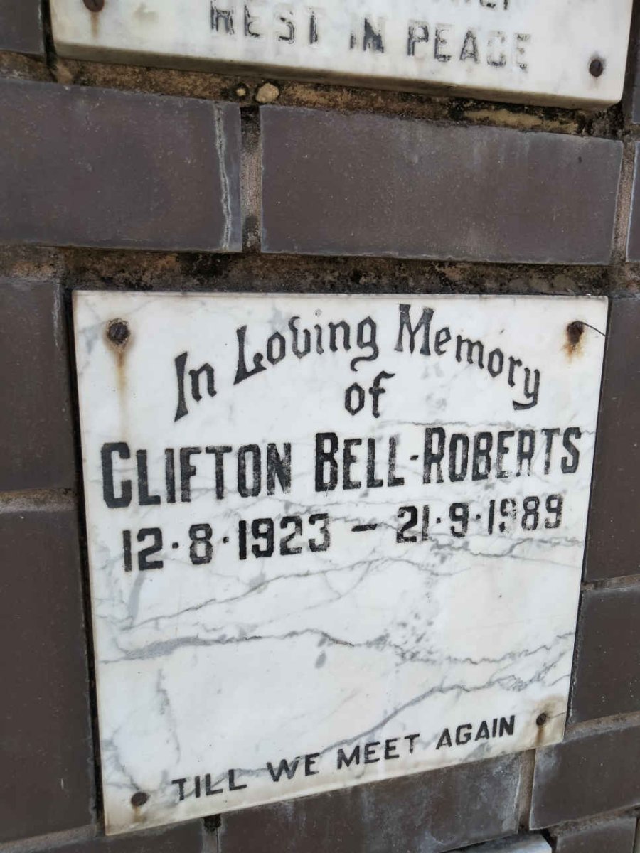 ROBERTS Clifton, BELL 1923-1989