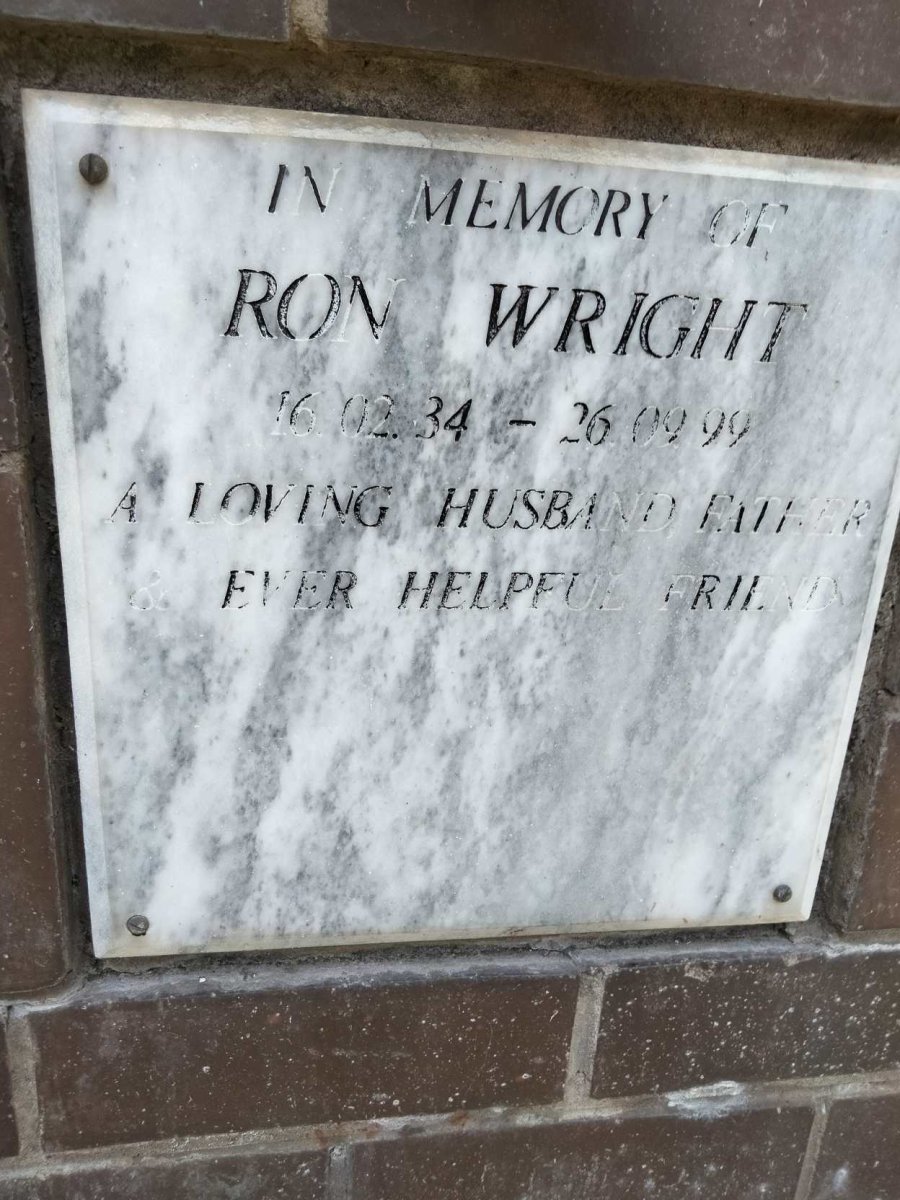 WRIGHT Ron 1934-1999