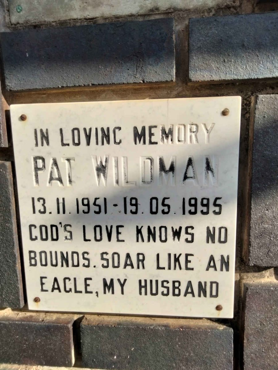 WILDMAN Pat 1951-1995