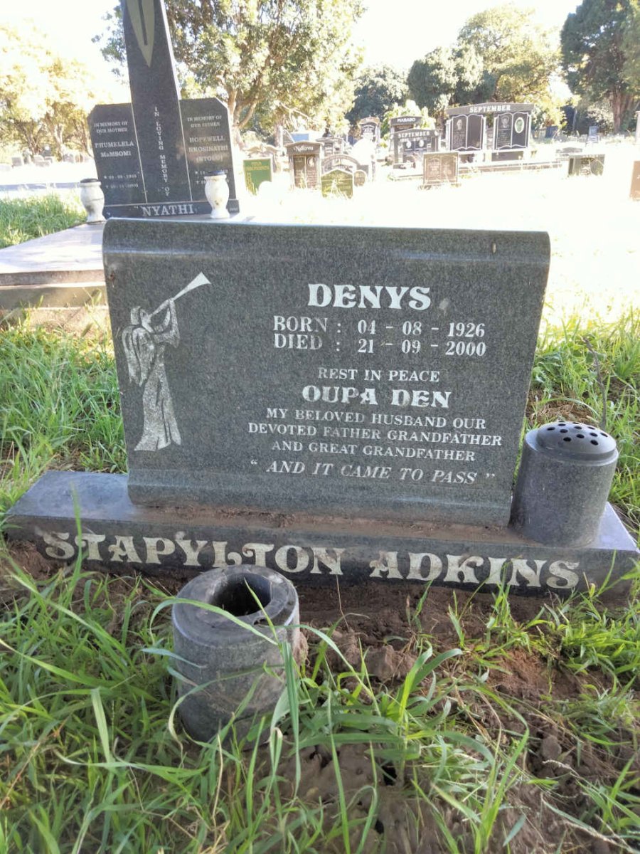ADKINS Denys, STAPYLTON 1926-2000.