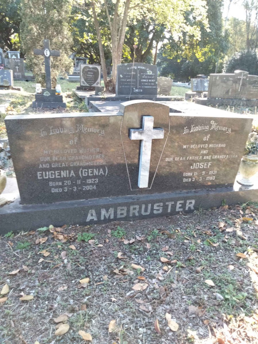 AMBRUSTER Josef 1931-1983 &amp; Eugenia 1923-2004