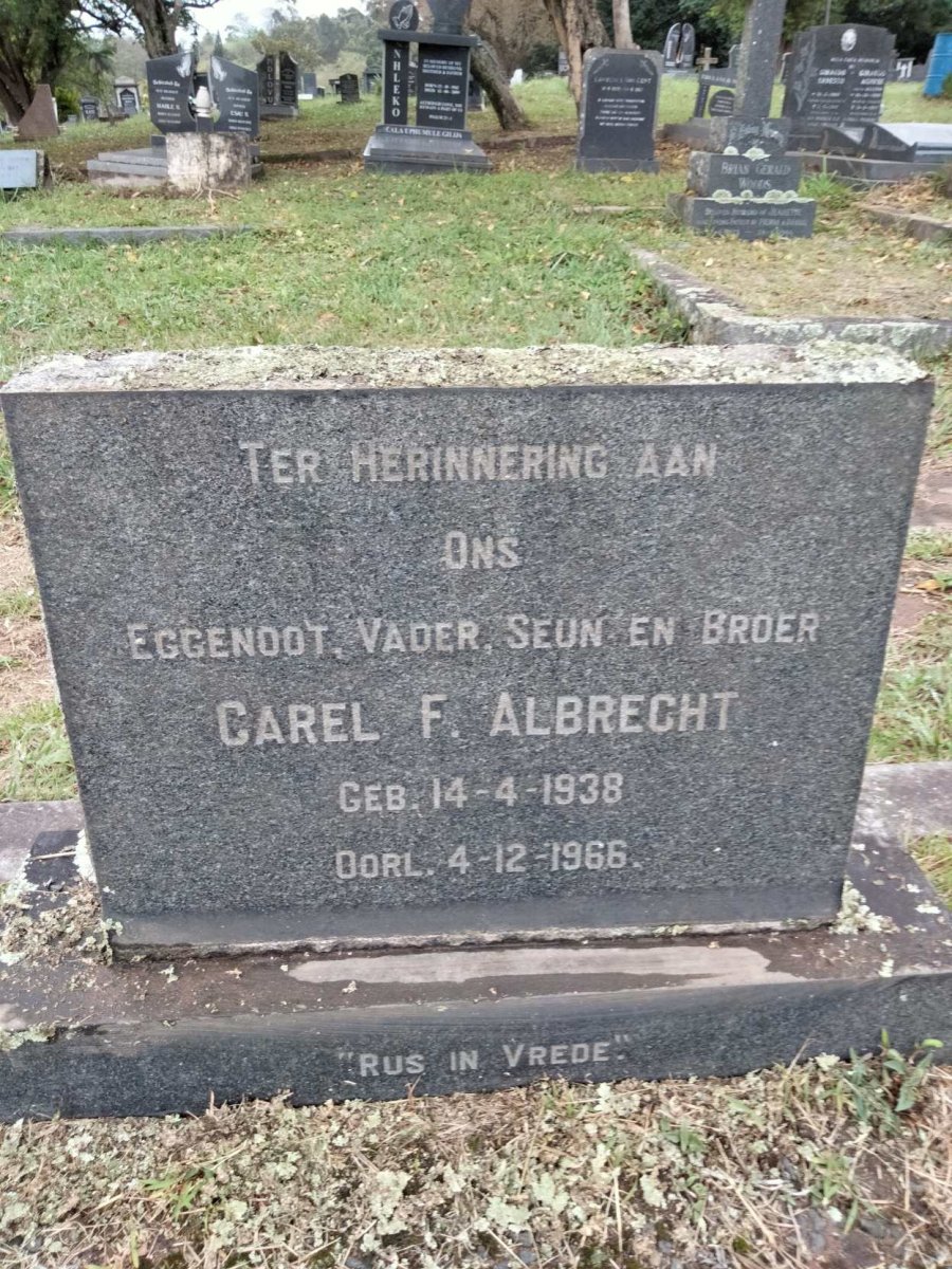 ALBRECHT Carel F. 1938-1966