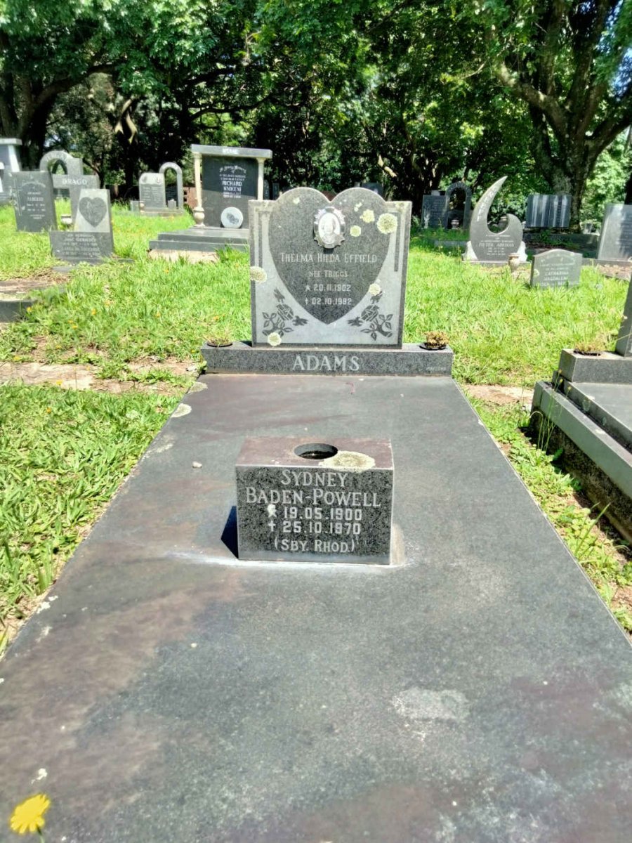 ADAMS Sydney Baden-Powell 1900-1970 & Thelma Hilda Effield TRIGGS 1902-1992