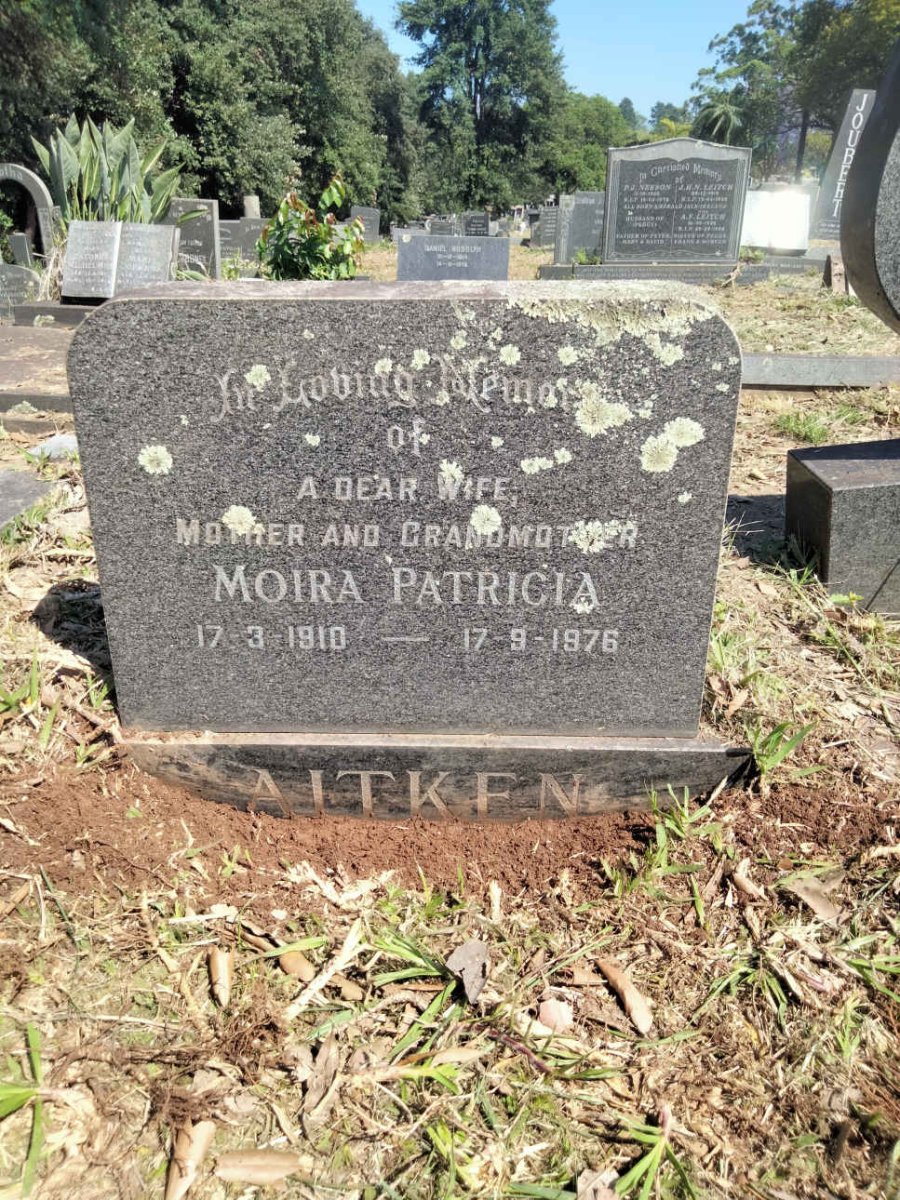 AITKEN Moira Patricia 1910-1976