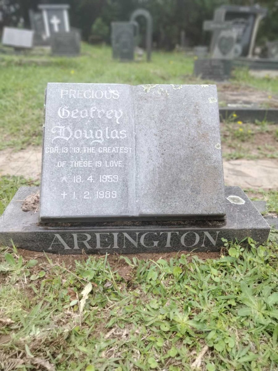 AREINGTON Geofrey Douglas 1959-1989
