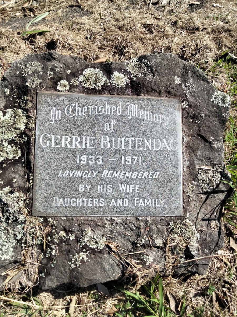 BUITENDAG Gerrie 1933-1971