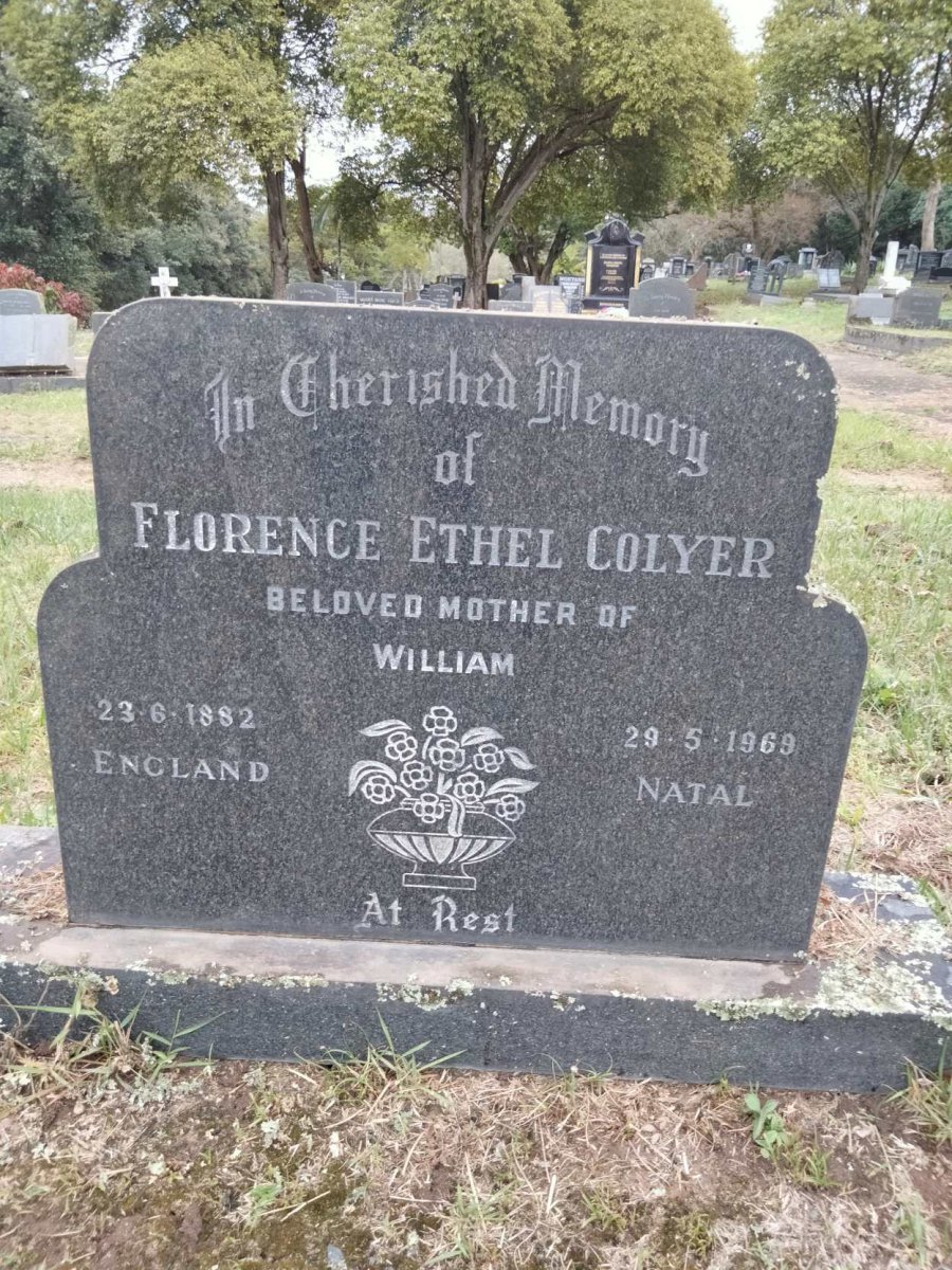 COLYER Florence Ethel 1882-1969