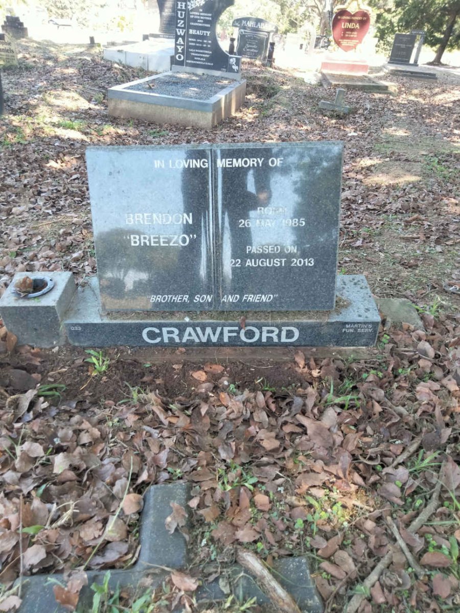 CRAWFORD Brendon 1985-2013