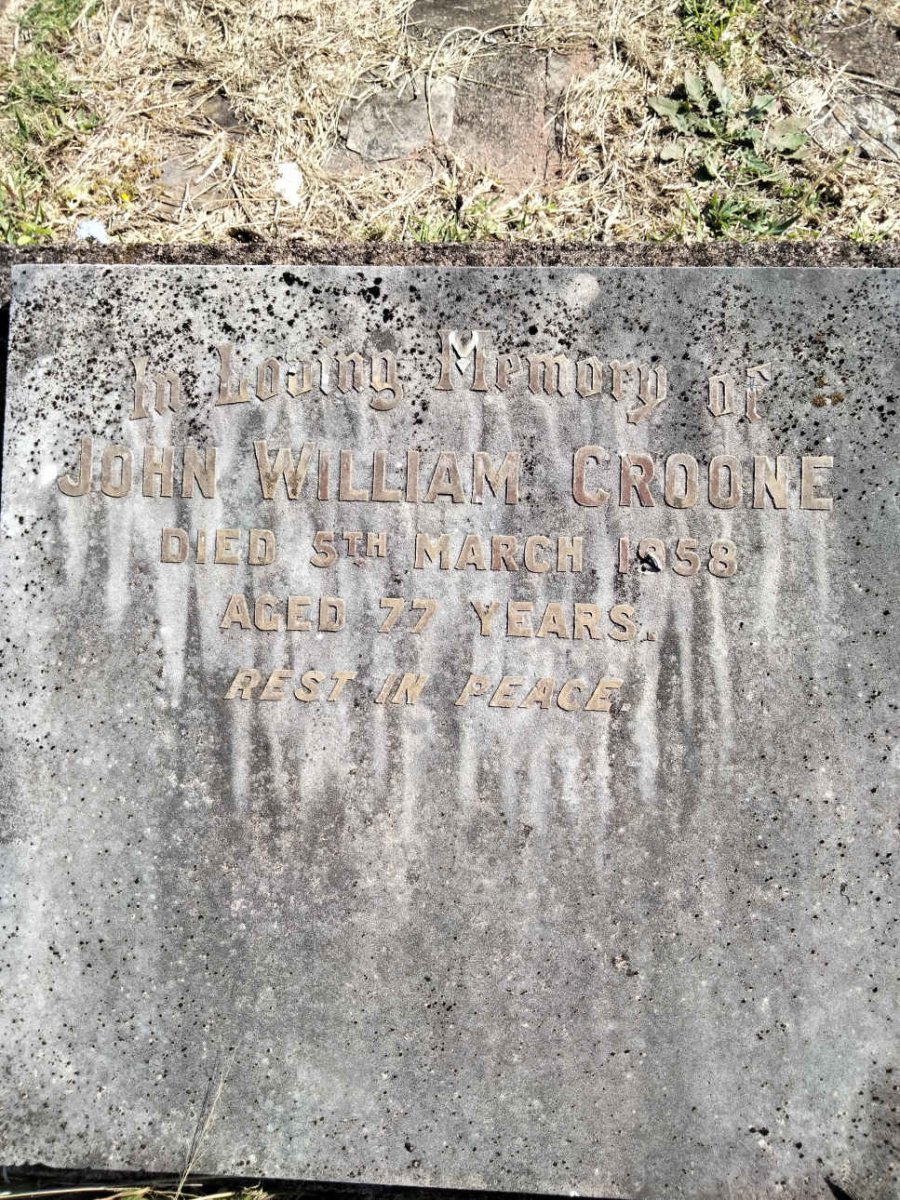 CROONE John William -1958