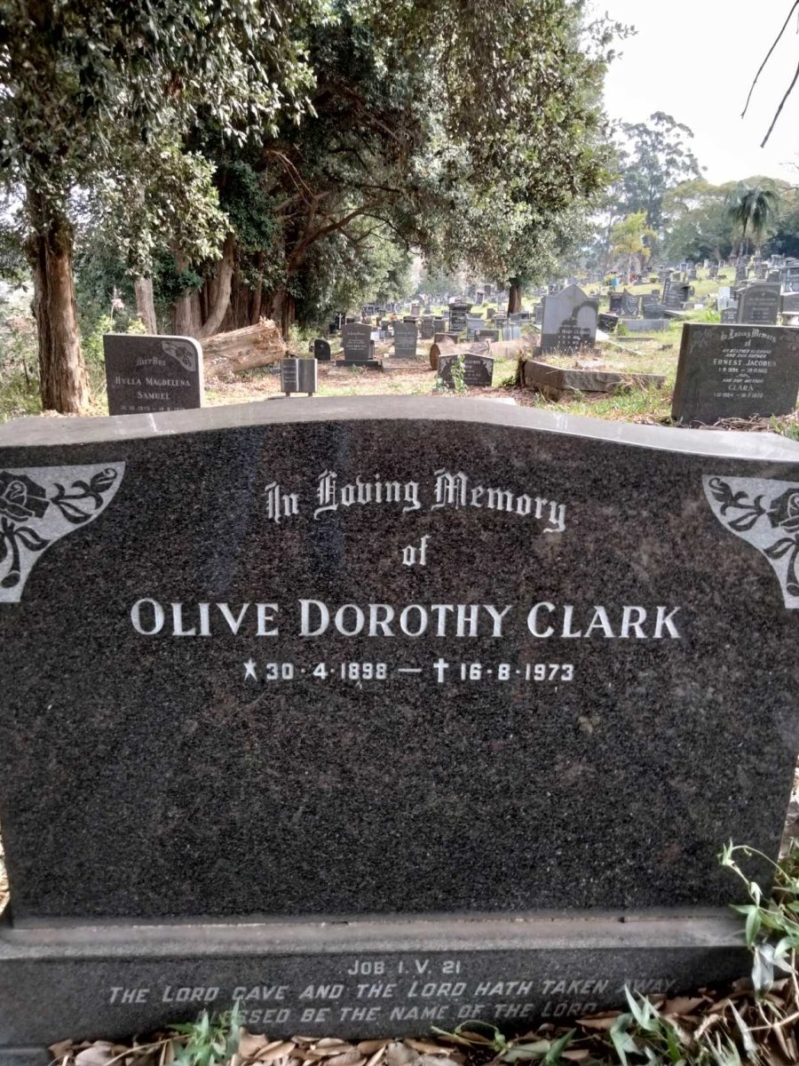 CLARK Olive Dorothy 1898-1973