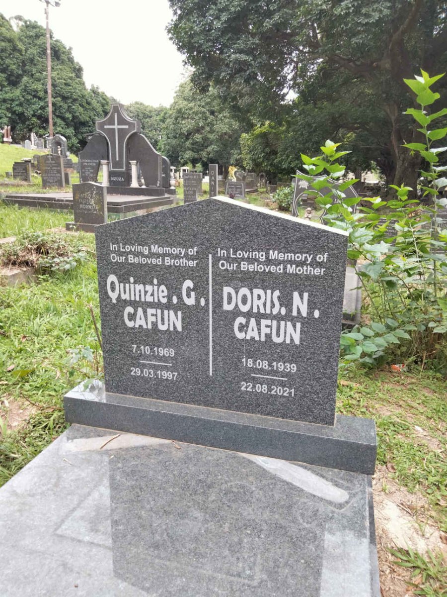 CAFUN Quinzie. G. 1969-1997 :: CAFUN Doris. N. 1939-2021