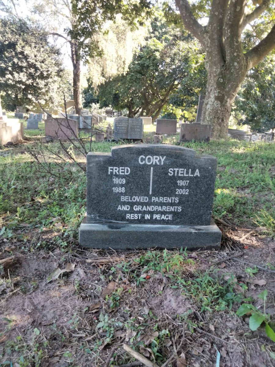 CORY Fred 1909-1988 &amp; Stella 1907-2002