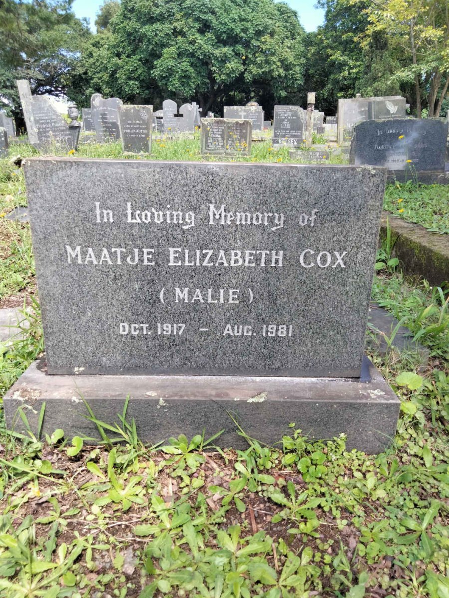 COX Maatje Elizabeth 1917-1981
