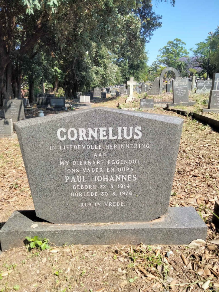 CORNELIUS Paul Johannes 1914-1976