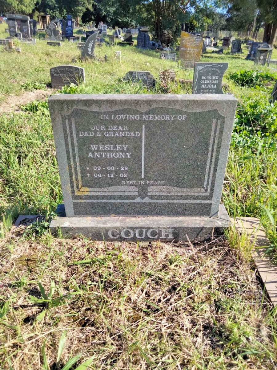 COUCH Wesley Anthony 1928-2003
