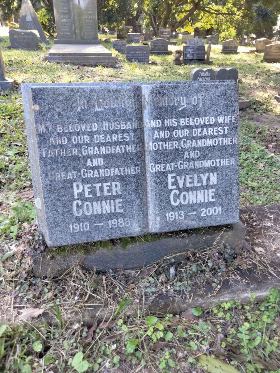 CONNIE Peter 1910-1988 & Evelyn 1913-20012