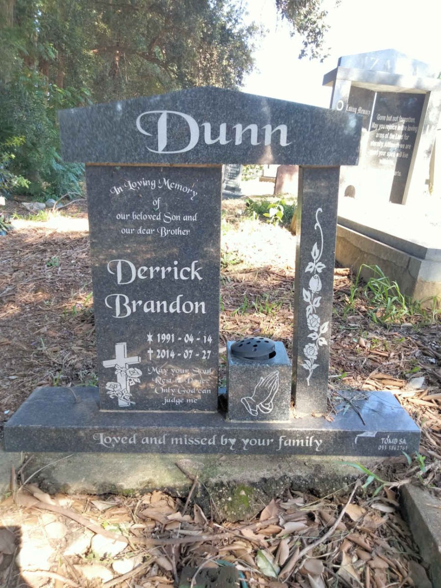 DUNN Derrick Brandon 1991-2014