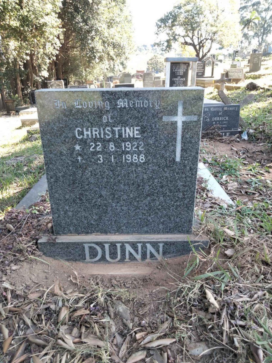 DUNN Christine 1922-1988