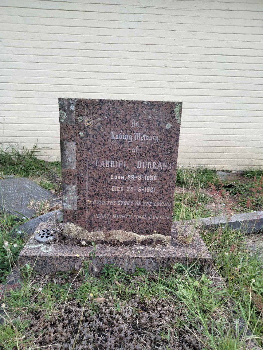 DURRANT Gabriel 1896-1961