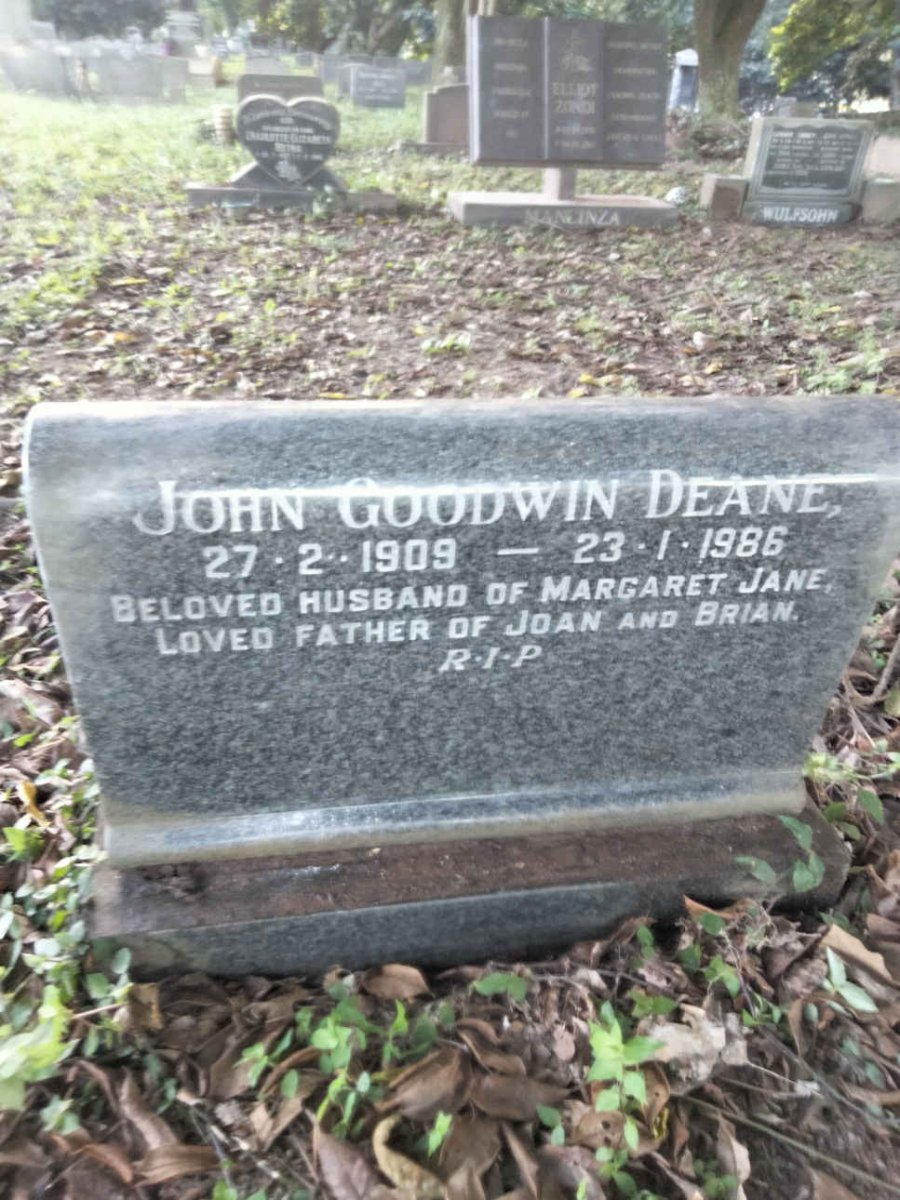 DEANE John Goodwin 1909-1986
