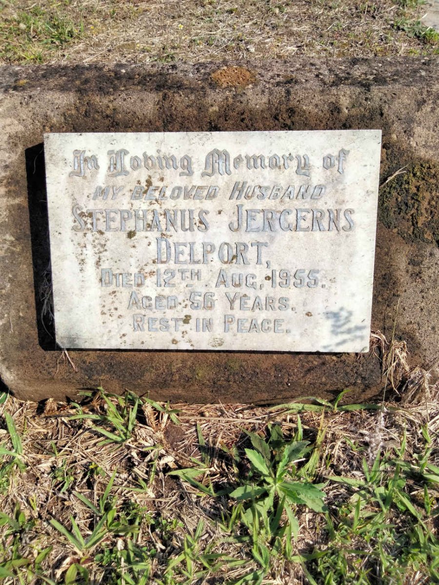 DELPORT Stephanus Jergerns -1955