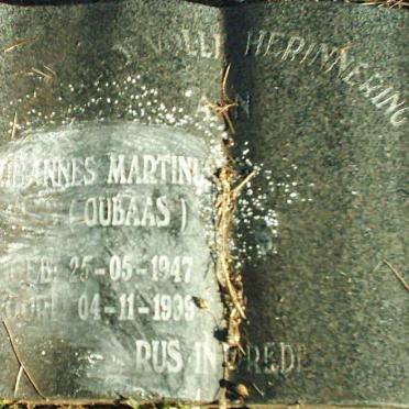 ELS Johannes Martinus 1947-1999