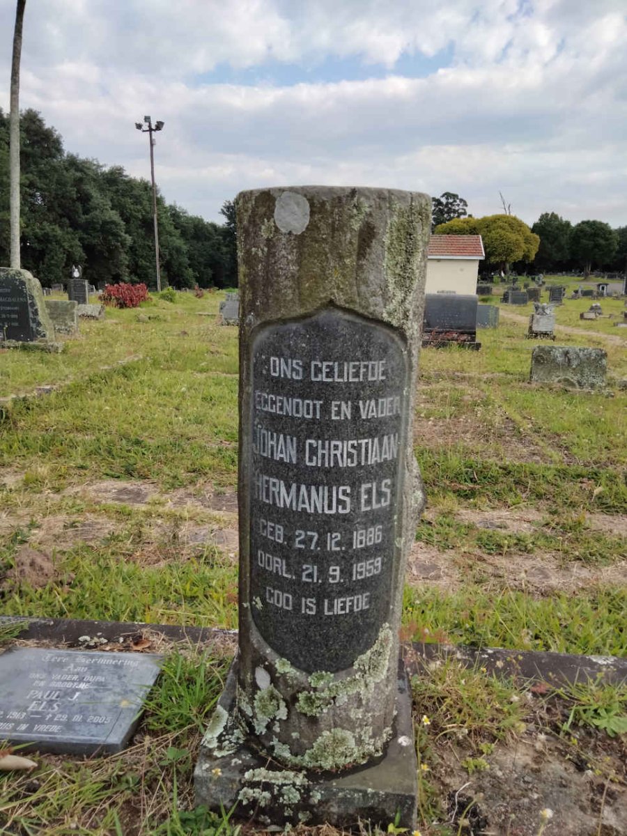 ELS Johan Christiaan Hermanus 1886-1959