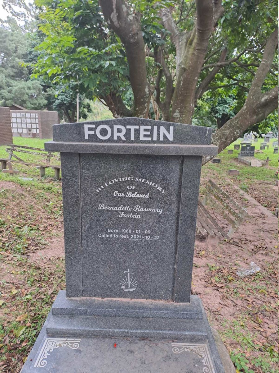FORTEIN Bernadette Rosmary 1968-2021