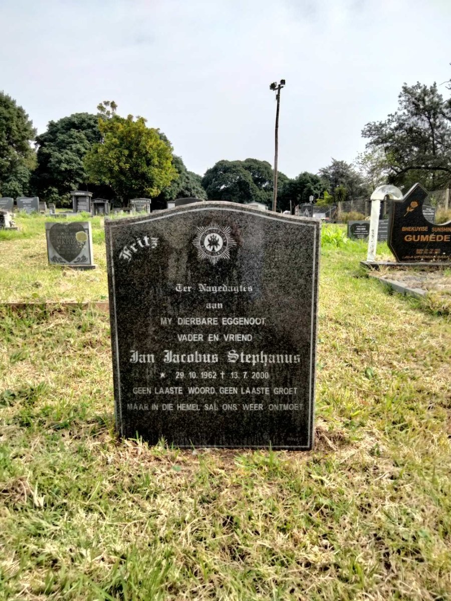 FRITZ Jan Jacobus Stephanus 1962-2000