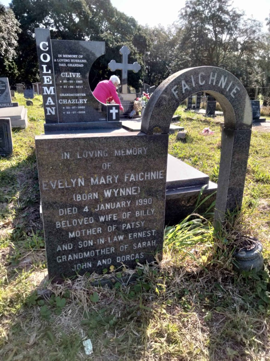 FAICHNIE Evelyn Mary nee WYNNE -1990