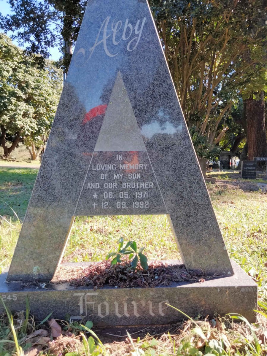 FOURIE Alby 1971-1992