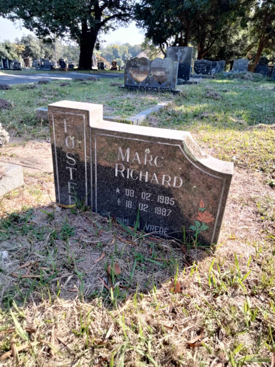 FOSTER Marc Richard 1985-1987