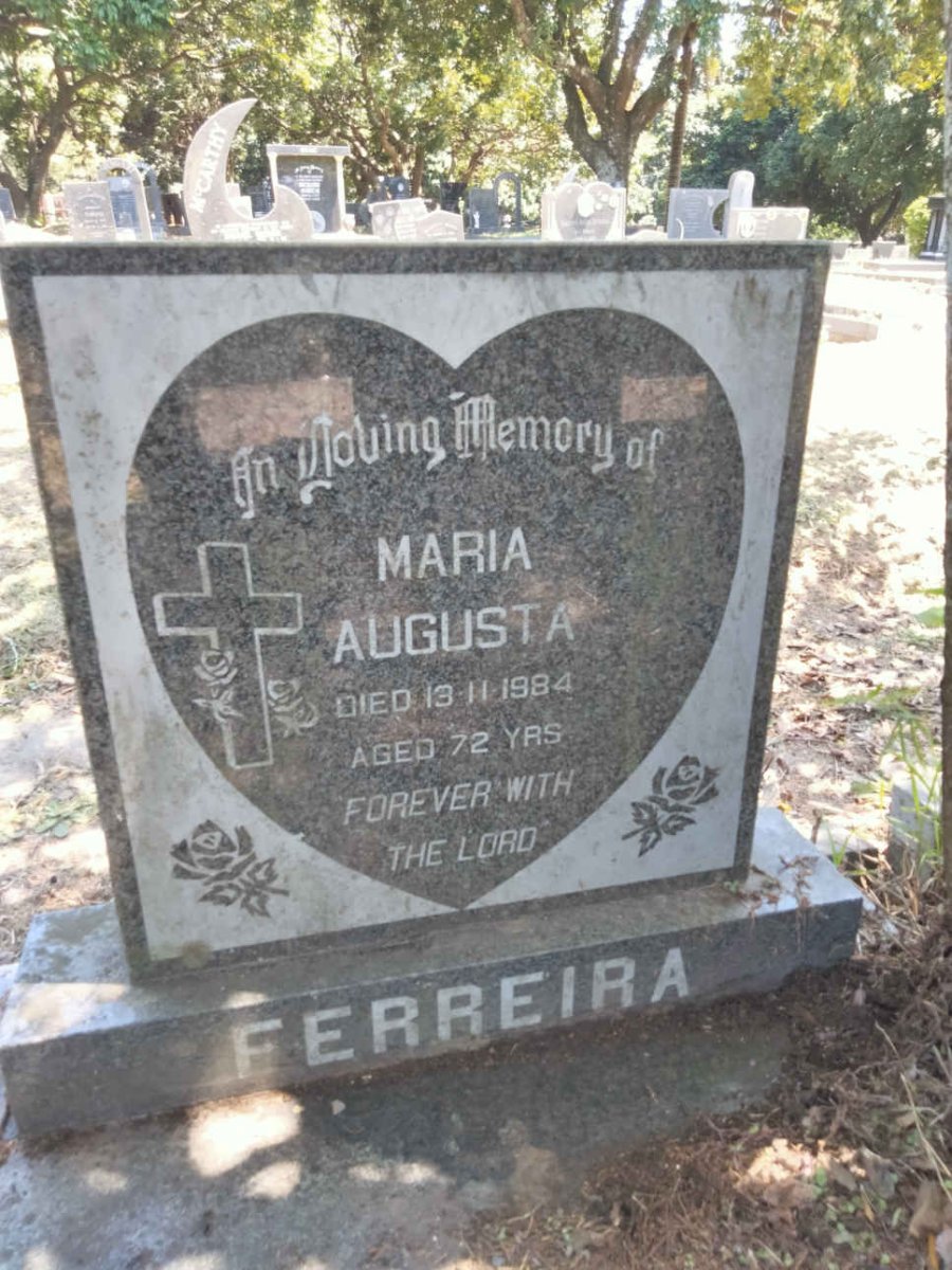 FERREIRA Maria Augusta -1984