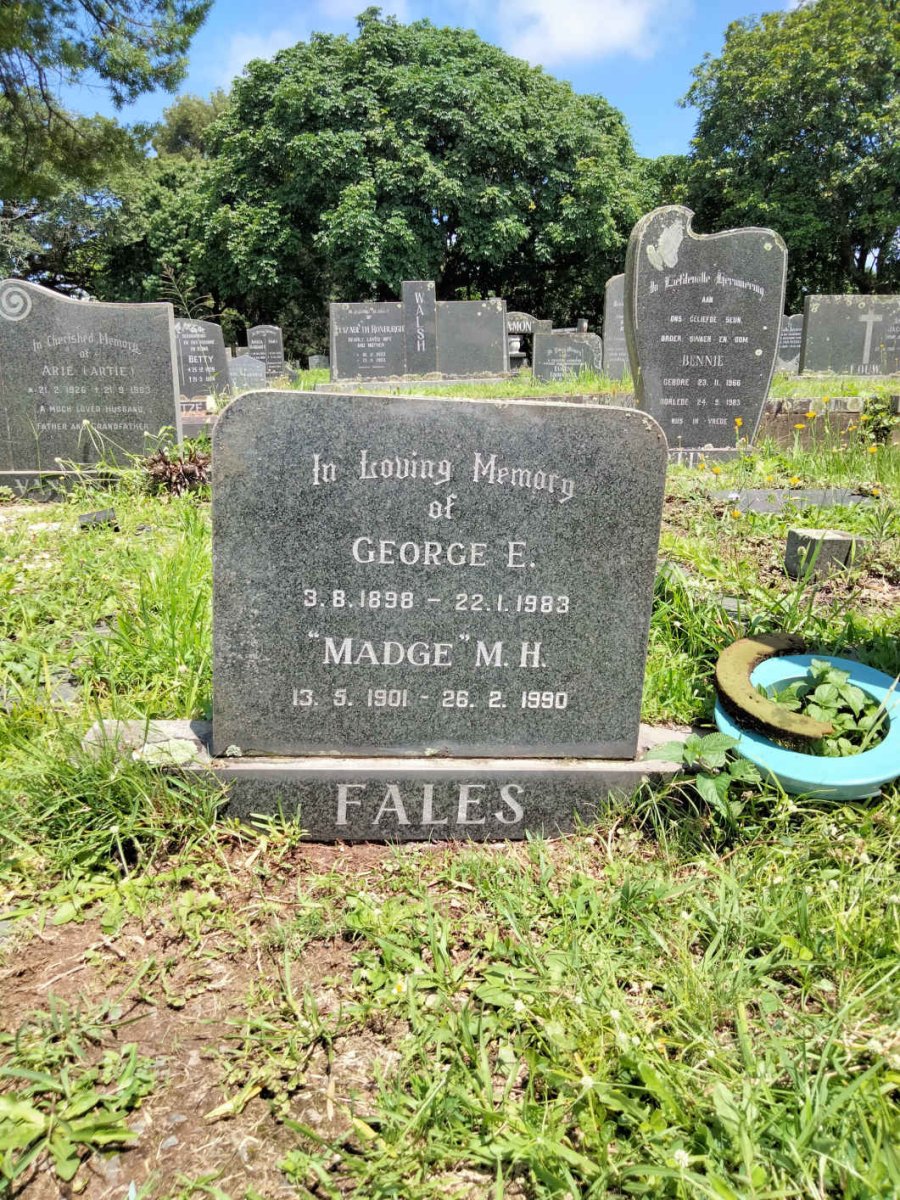 FALES George E. 1898-1983 & M.H. 1901-1990