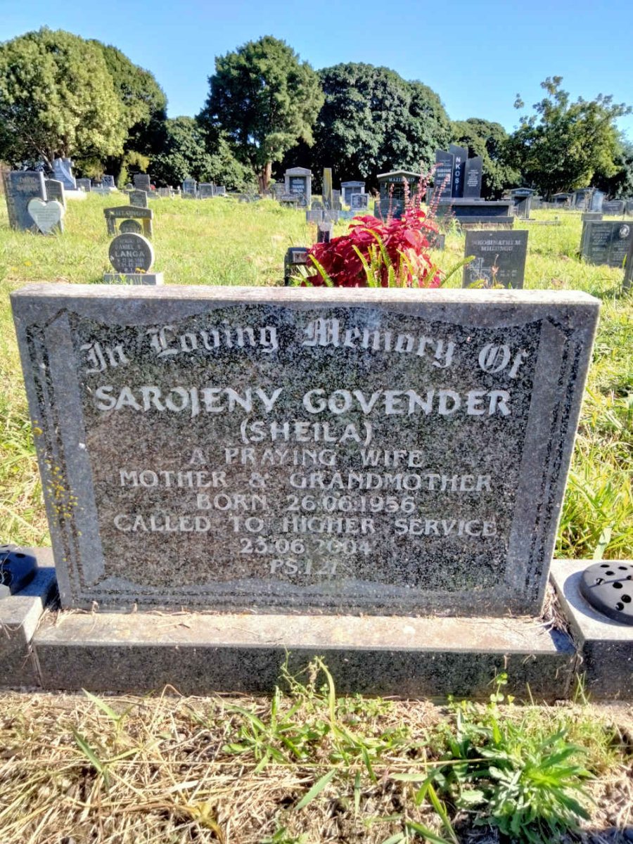 GOVENDER Sarojeny 1956-2004