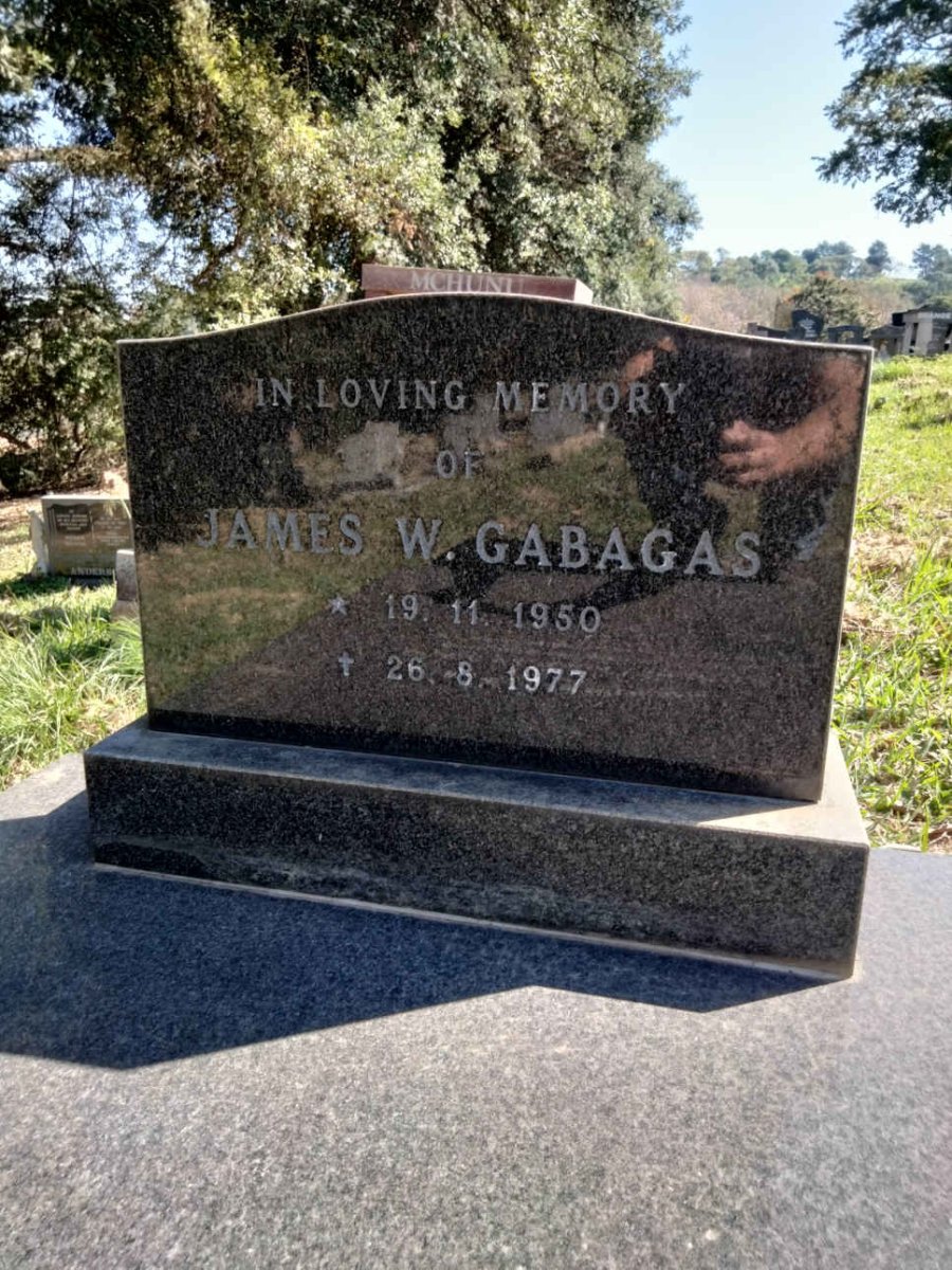 GABAGAS James W. 1950-1977