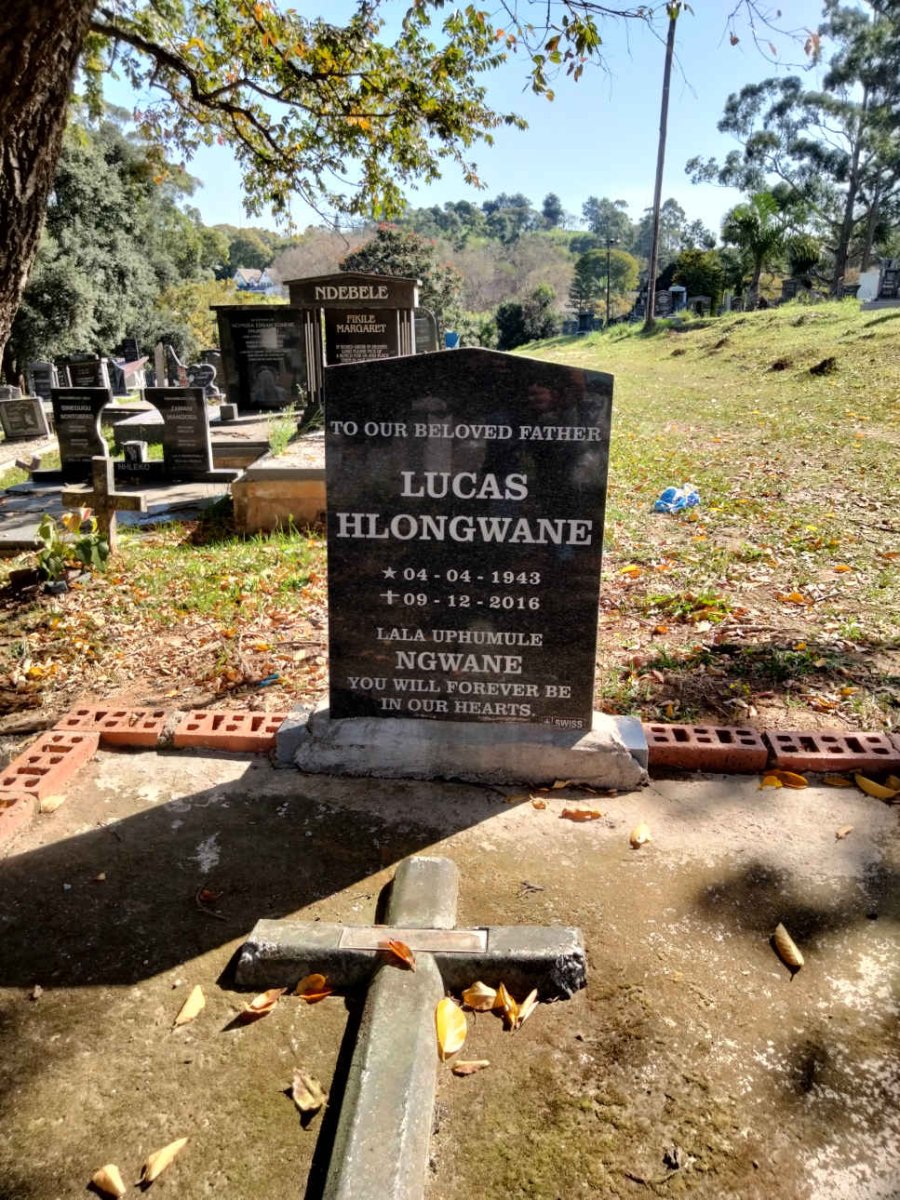 HLONGWANE Lucas 1943-2016