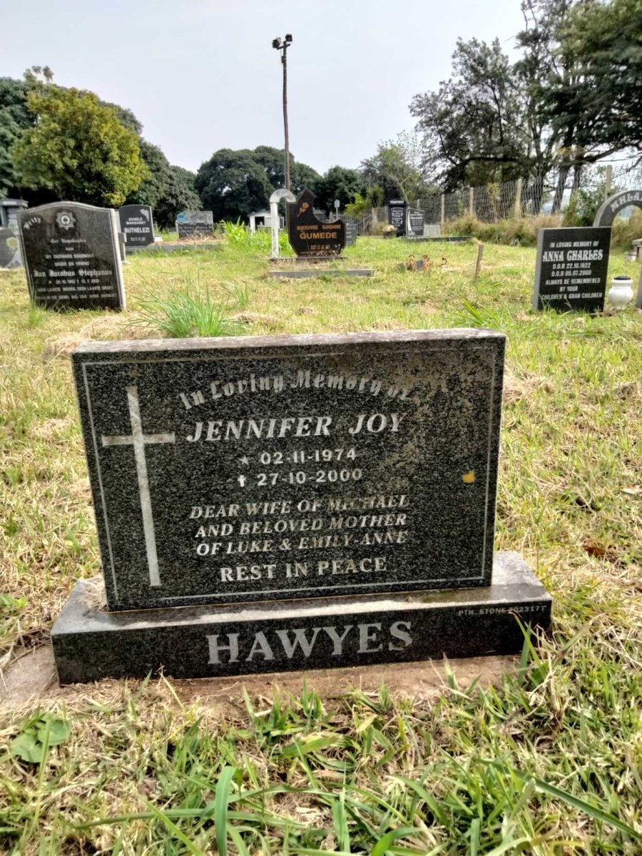 HAWYES Jennifer Joy 1974-2000