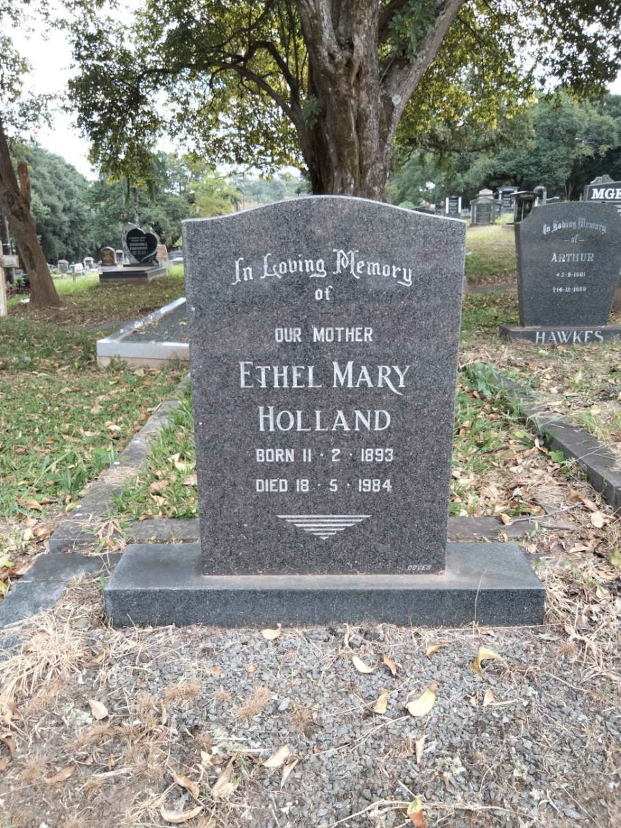 HOLLAND Ethel Mary 1893-1984